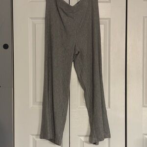 LOFT Light Gray Ribbed Knitwear